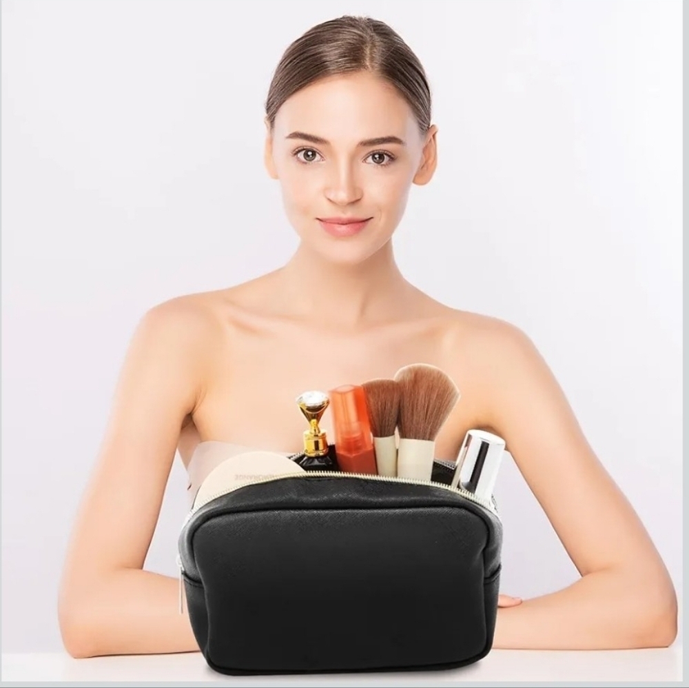 Black Makeup Bag